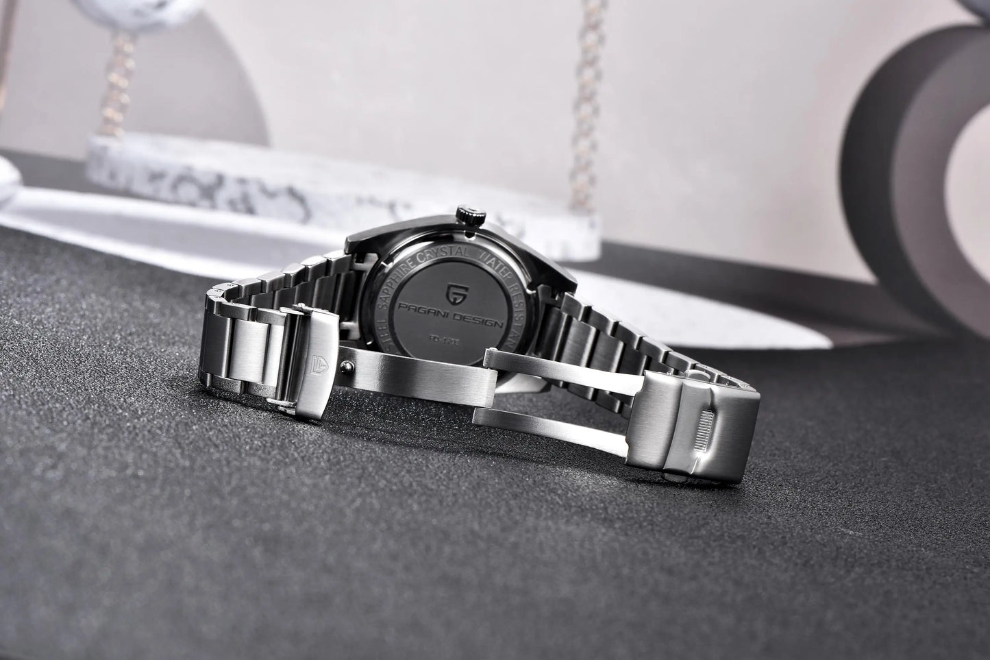 PAGANI DESIGN New Watch PD1793 38mm Quartz wristwatch VK31 Movement Sapphire stainless steel 100m waterproof Simple watch ﻿