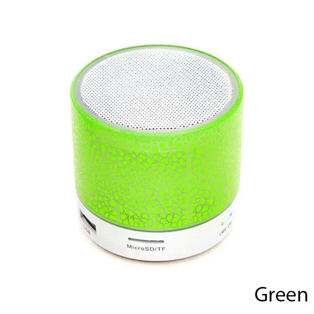 New Bluetooth Mini Speaker Wireless Speaker Colorful LED TF Card USB Subwoofer Portable MP3 Music Sound Column For PC Phone