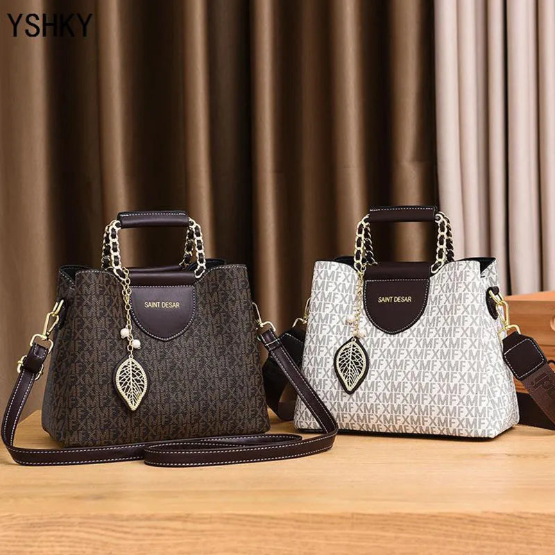 New Women bag handbags for women 2025 sac de luxe femme Shoulder bag Women's branded bags Handbag women's leather handbag