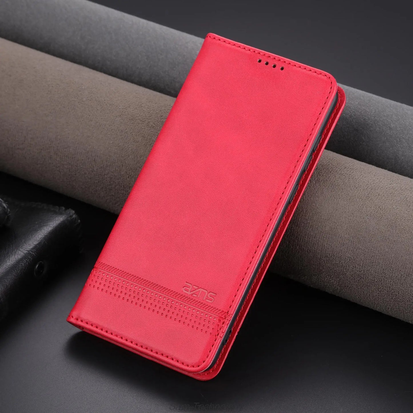 Deluxe Magnetic Adsorption Leather Fitted Case for Huawei P60 / Huawei P60 Pro Flip Cover Protective Case Capa Fundas Coque