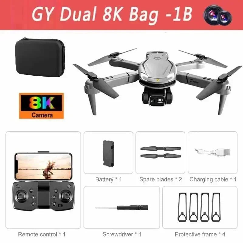 For Xiaomi New V88 Drone 8K Professional HD Aerial Photography 5G GPS Remote Control Aircraft HD Dual Camera Quadcopter Toy UAV