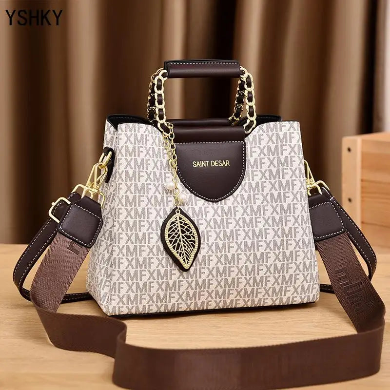 New Women bag handbags for women 2025 sac de luxe femme Shoulder bag Women's branded bags Handbag women's leather handbag