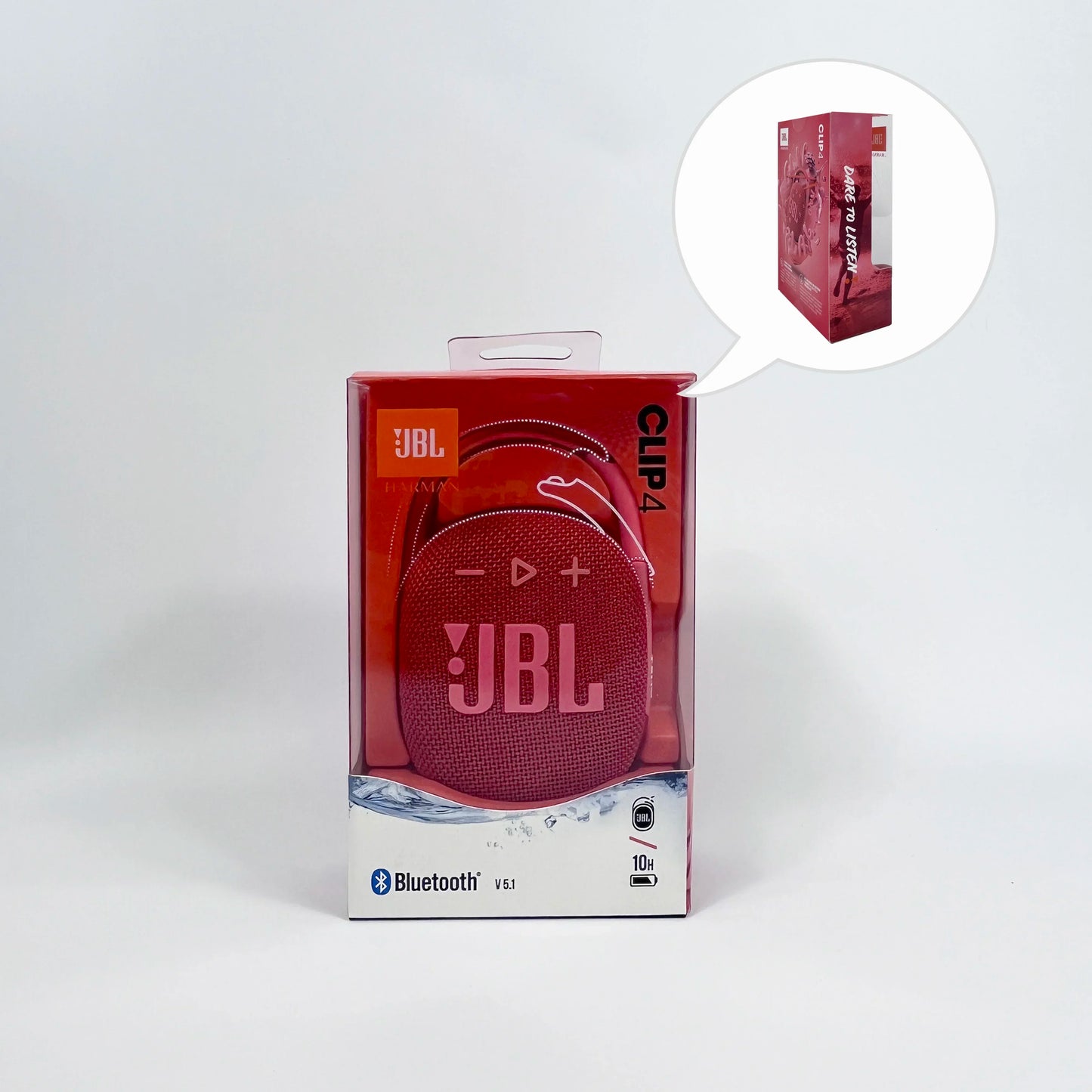 Original JBL CLIP 4 Wireless Bluetooth Portable Speaker Subwoofer Outdoor Speaker Mini Speaker IP67 Dustproof And Waterproof