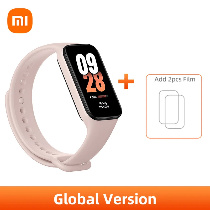 New Global Version Xiaomi Smart Band 8 Active1.47" LCD Display Bluetooth 5ATM Waterproof Heart Rate Monitor 50+ Sport Modes