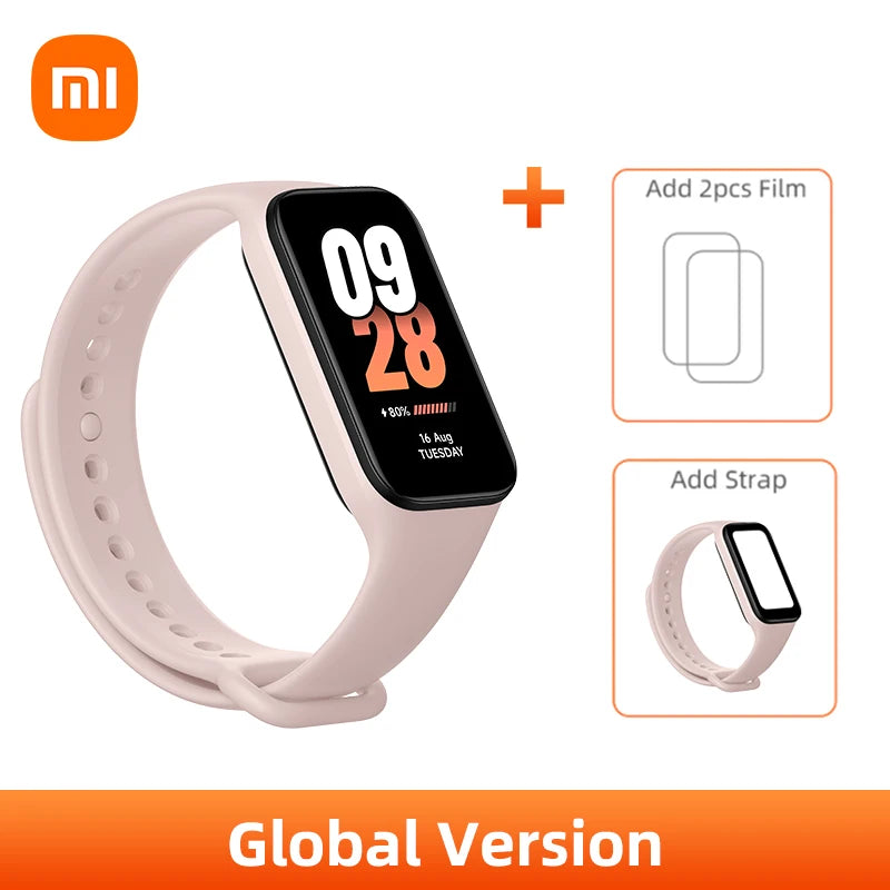 New Global Version Xiaomi Smart Band 8 Active1.47" LCD Display Bluetooth 5ATM Waterproof Heart Rate Monitor 50+ Sport Modes