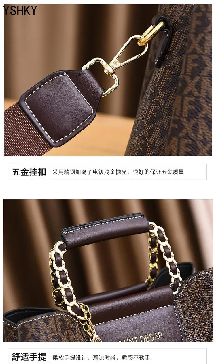 New Women bag handbags for women 2025 sac de luxe femme Shoulder bag Women's branded bags Handbag women's leather handbag