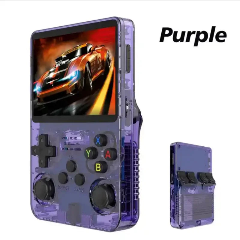 R36S Retro Handheld Video Game Console 3.5Inch IPS Screen Player Kid Portable Pocket Video Player 64GB 10000+ Games Arkos System