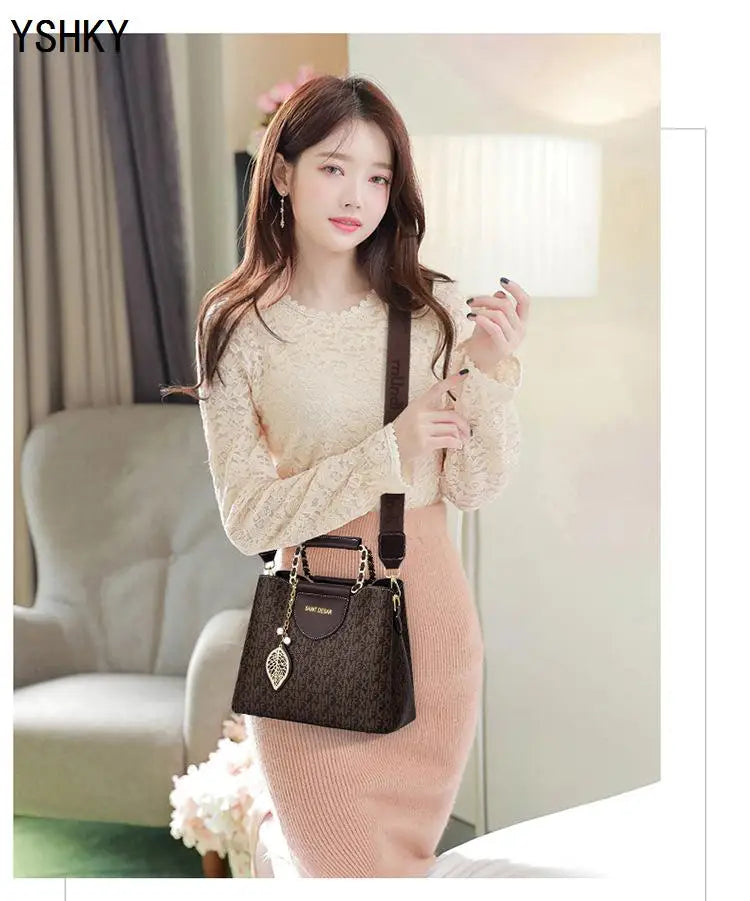 New Women bag handbags for women 2025 sac de luxe femme Shoulder bag Women's branded bags Handbag women's leather handbag