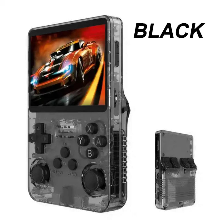 R36S Retro Handheld Video Game Console 3.5Inch IPS Screen Player Kid Portable Pocket Video Player 64GB 10000+ Games Arkos System