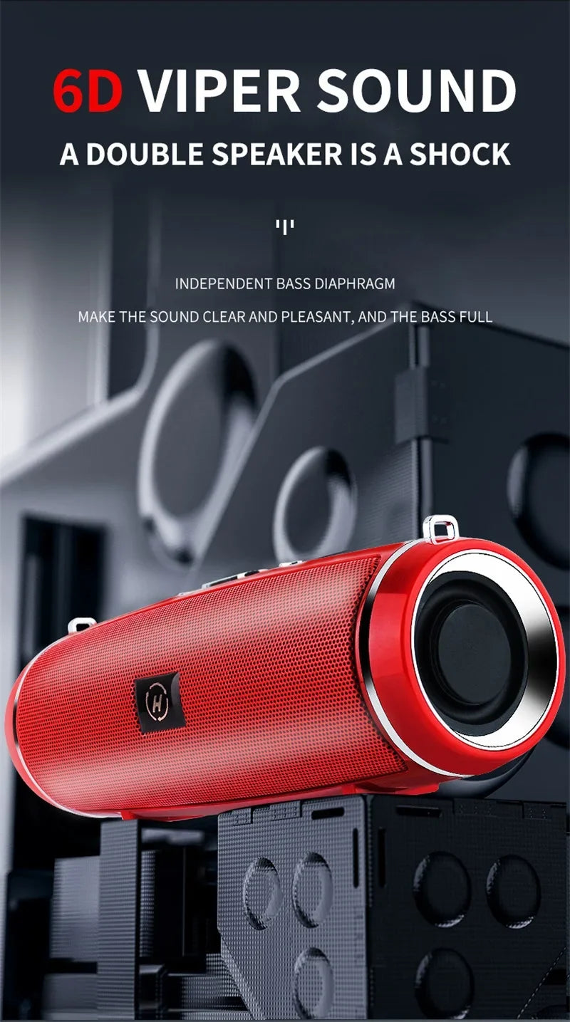 Xiaomi High Quality High-power Bluetooth Speaker Portable Bass Outdoor Wireless Audio 3D Surround 200W Bluetooth Speaker Tws/FM