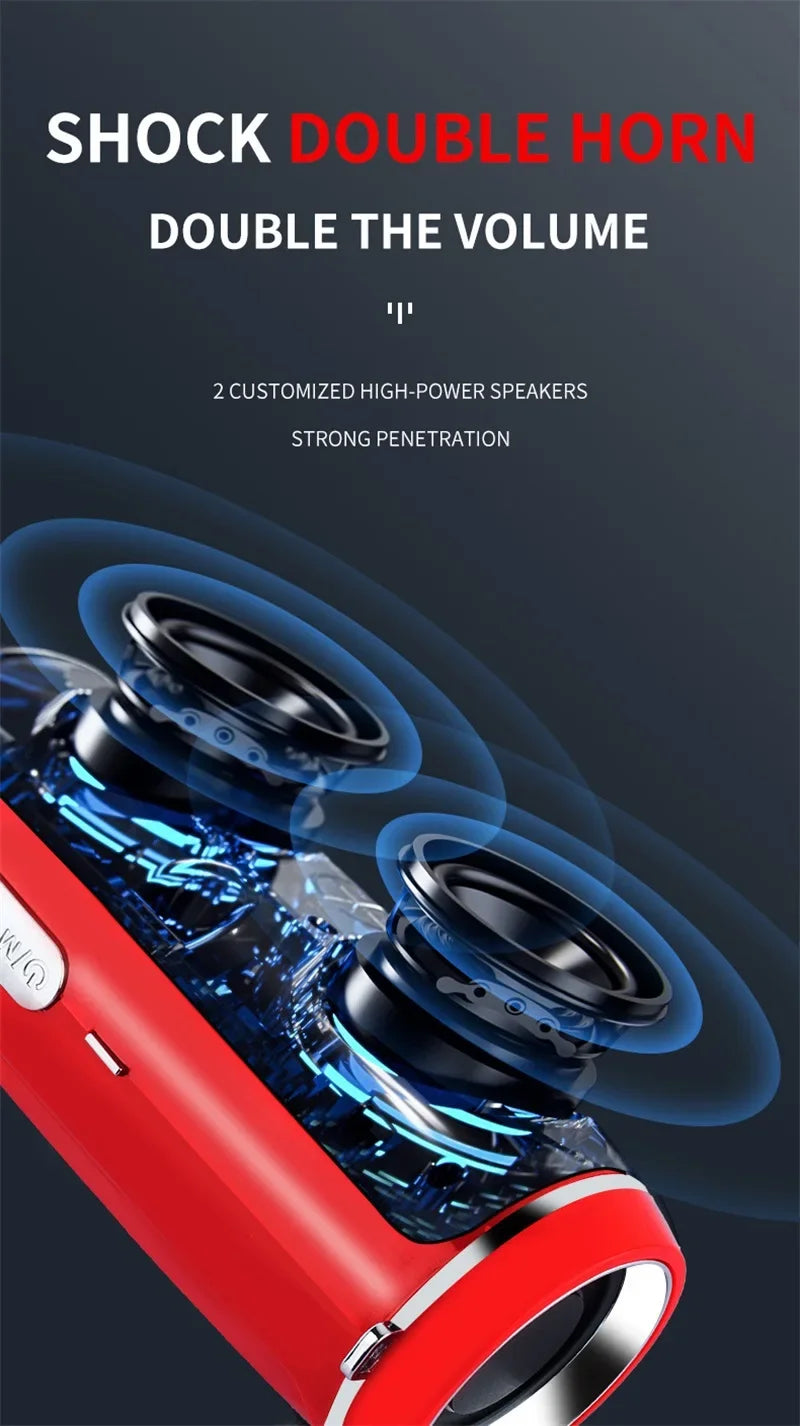 Xiaomi High Quality High-power Bluetooth Speaker Portable Bass Outdoor Wireless Audio 3D Surround 200W Bluetooth Speaker Tws/FM