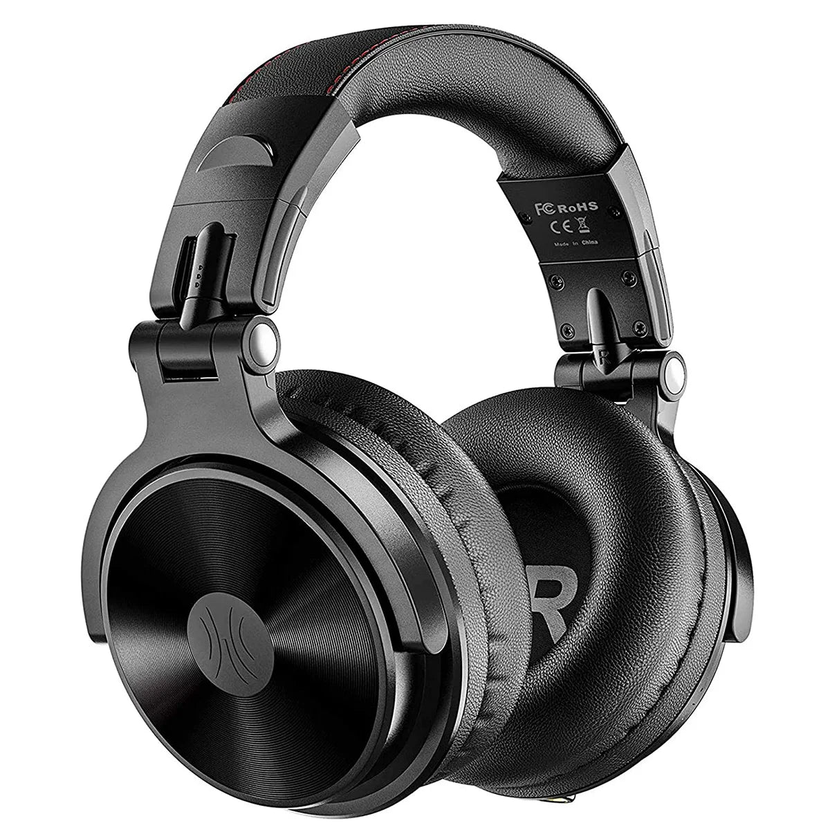 Oneodio Pro C Wireless Headphones 110H PlayTime, Bluetooth 5.2, Foldable Comfortable Fit, Deep Bass Stereo Earphones with Mic