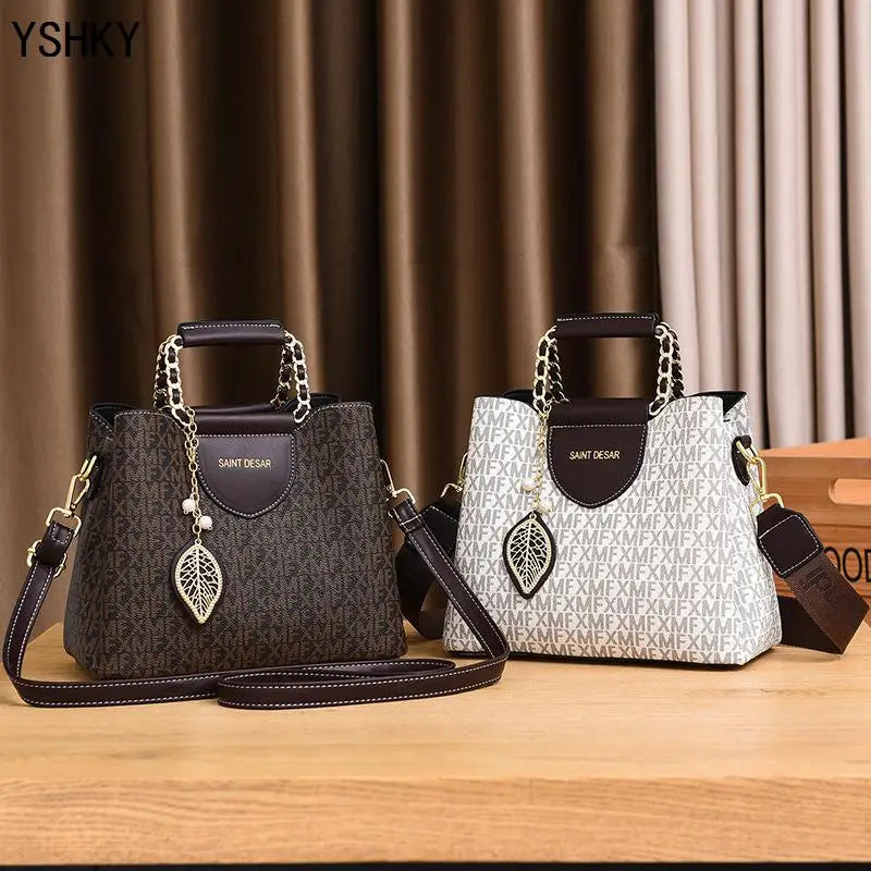 New Women bag handbags for women 2025 sac de luxe femme Shoulder bag Women's branded bags Handbag women's leather handbag