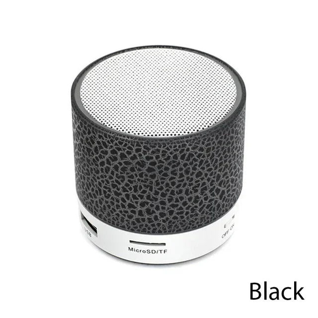 New Bluetooth Mini Speaker Wireless Speaker Colorful LED TF Card USB Subwoofer Portable MP3 Music Sound Column For PC Phone